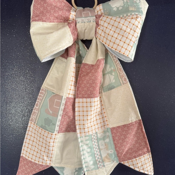 Other - Handmade quilted patchwork Bow home decor
